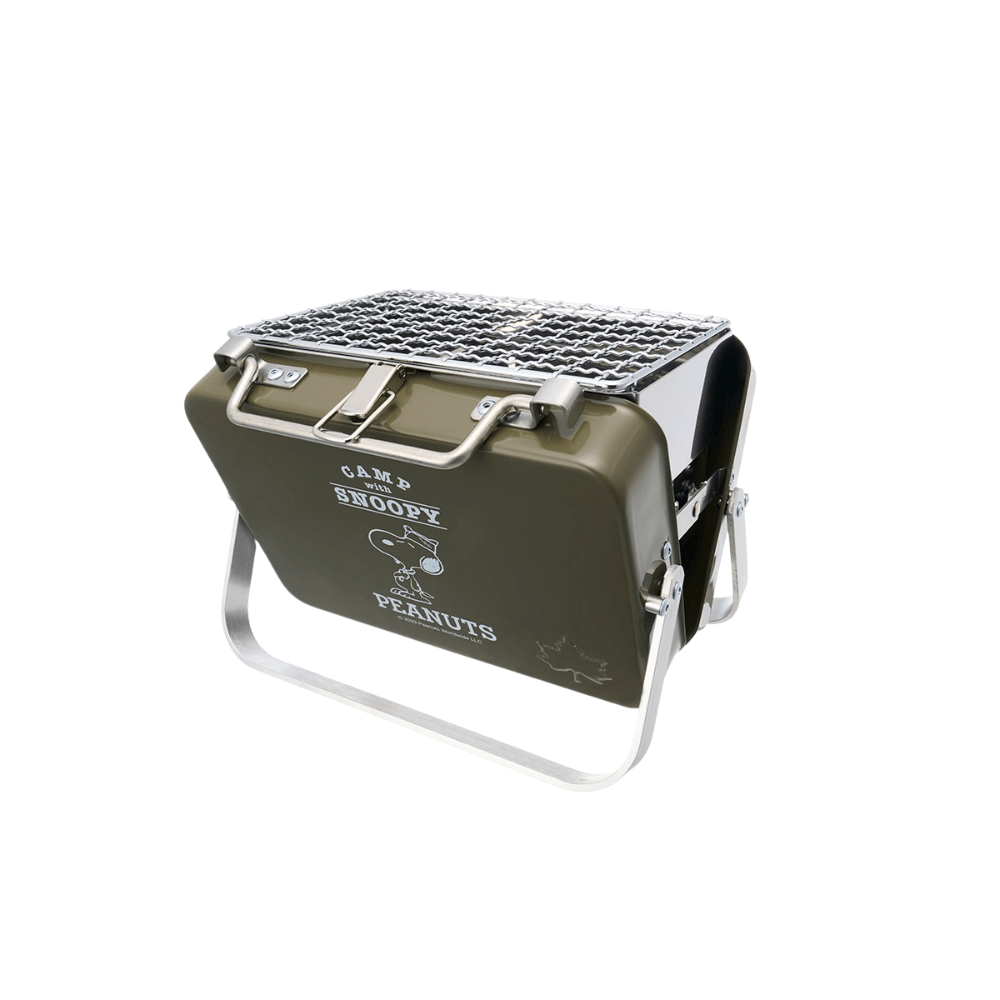 เตาถ่านบาร์บีคิว LOGOS SNOOPY (BEAGLE SCOUTS 50YEARS) ทรงกระเป๋า แบบพกพา_0